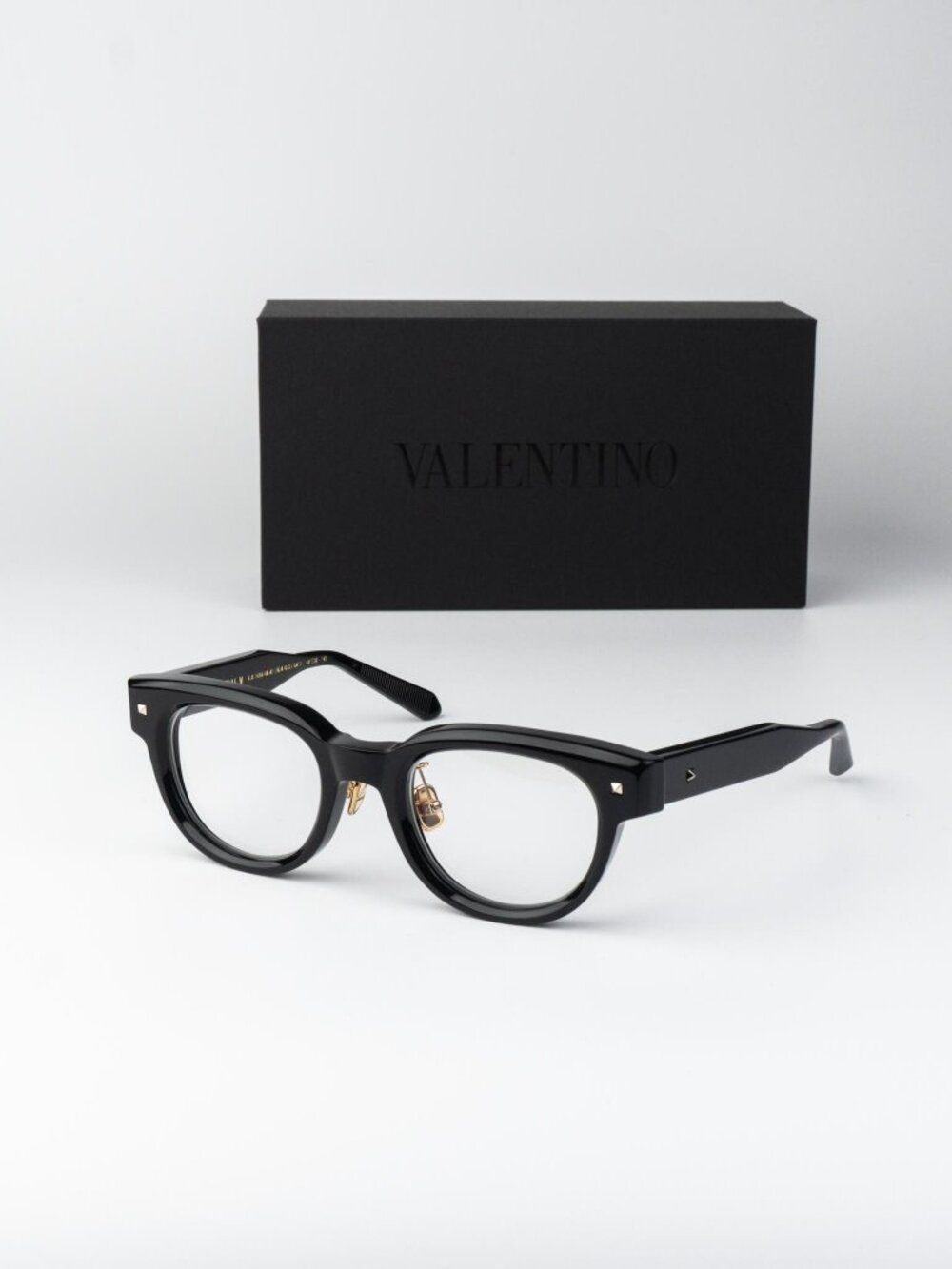 Valentino Women Eyeglasses Black Square V-Essential-V Vlx-163 A-Af